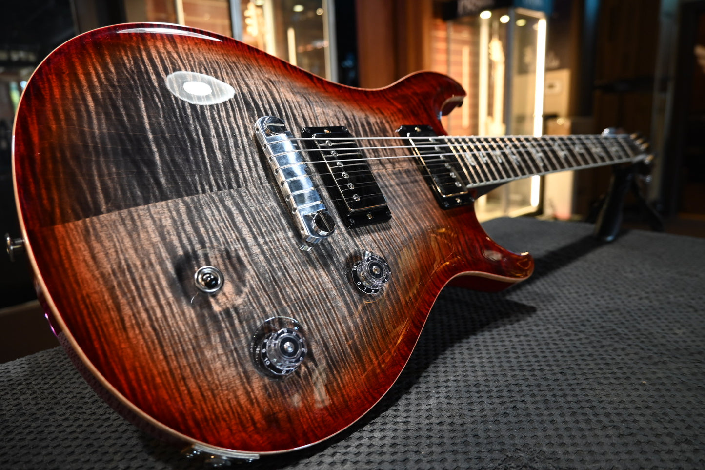PRS Wood Library McCarty 10-Top - Charcoal Cherry Burst Guitar #9552