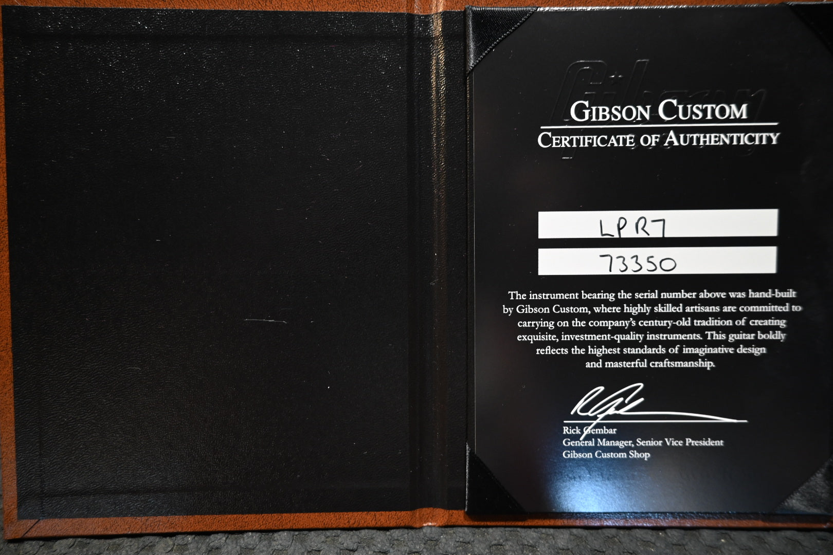Gibson Custom Shop 1957 Les Paul Standard Reissue R7 2013 Single Pickup - Gold Top Guitar #3350 - Danville Music