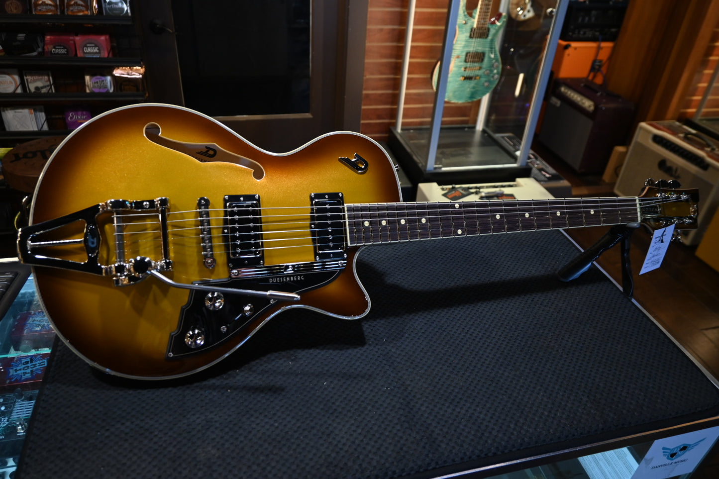 Duesenberg Alliance Series Joe Walsh Signature - Gold Burst Guitar #3084 - Danville Music