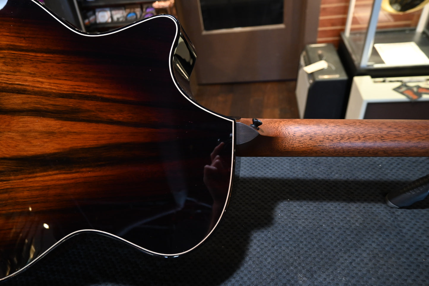 Taylor Next Generation Builder’s Edition 814ce LTD Macassar - Shaded Edge Burst Guitar #5030 - Danville Music