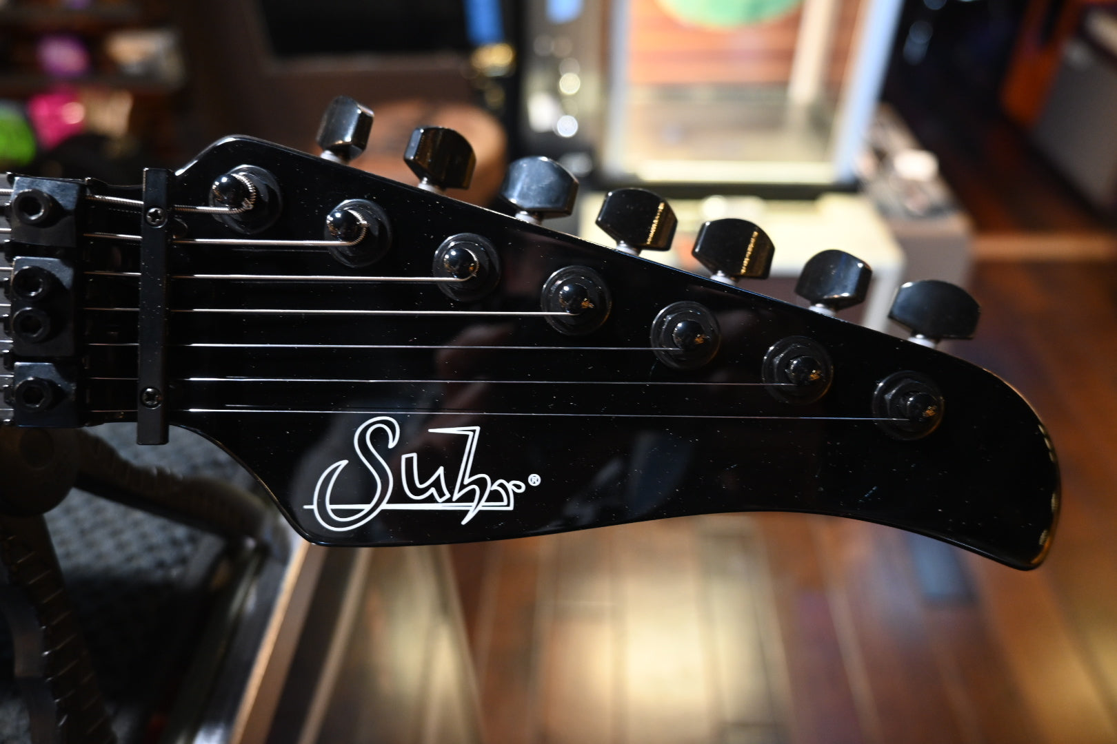 Suhr Modern 7 Antique Floyd - Shell Pink Guitar #1219 - Danville Music