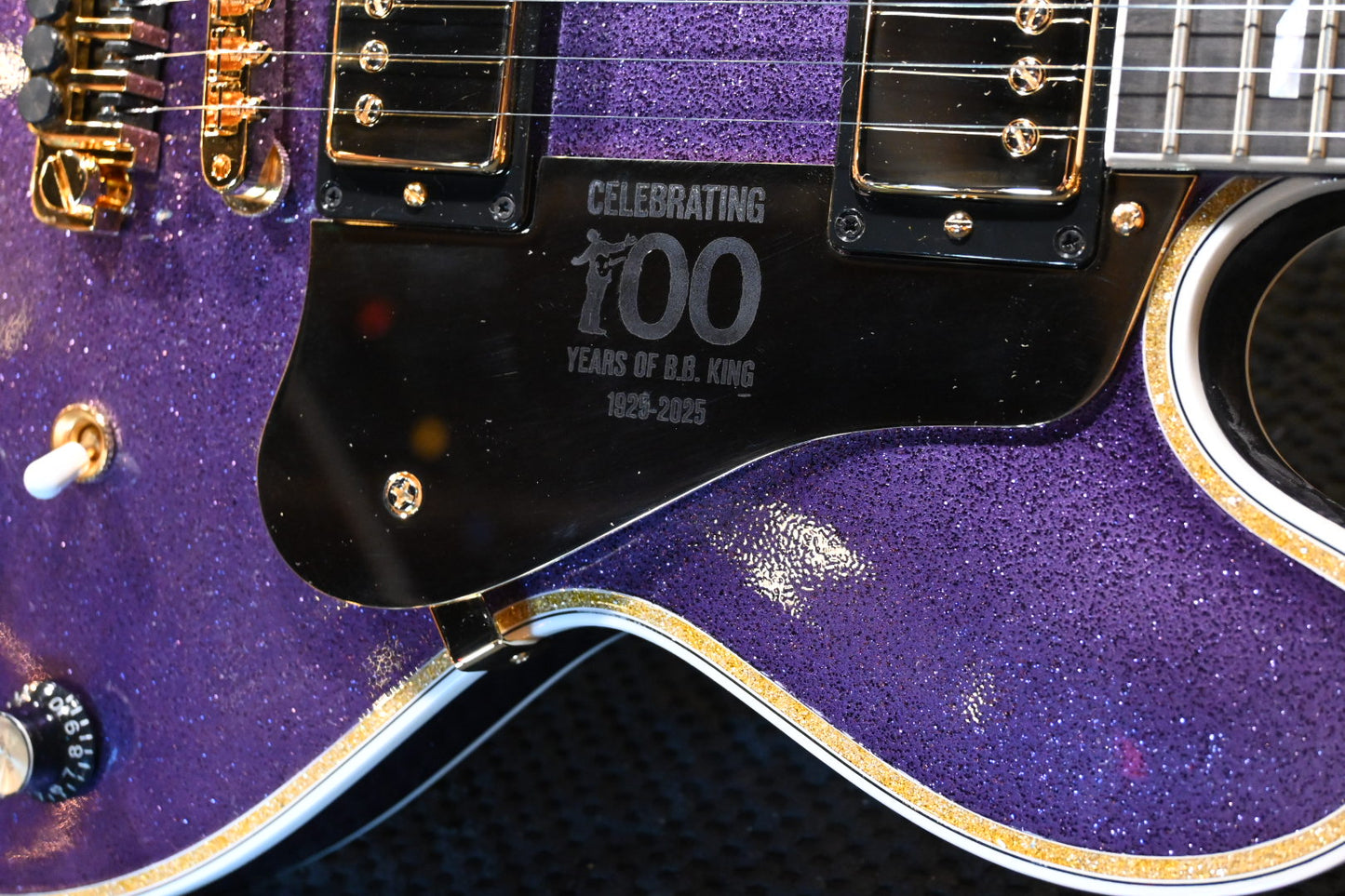 Gibson Custom Shop B.B. King Lucille Legacy One-of-a-Kind - Purple Sparkle Guitar #2889 - Danville Music