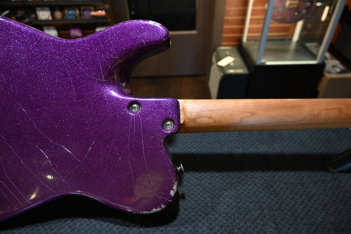 Tom Anderson T Classic In-Distress 2025 - Big Sparkle Purple Guitar #125A