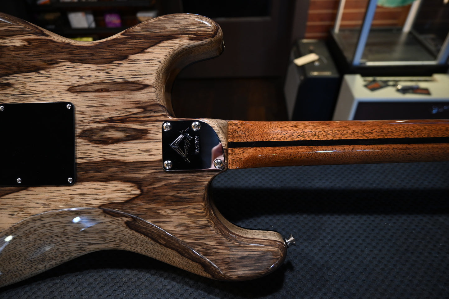 Fender Custom Shop Kyle McMillin Masterbuilt Prestige Stratocaster NOS Spalted Maple - Natural Guitar #1379 - Danville Music