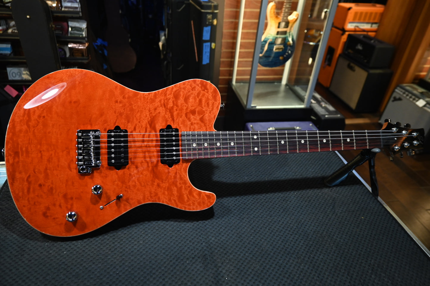 Suhr Oso Figured Maple - Custom Orange Stain Guitar #9358
