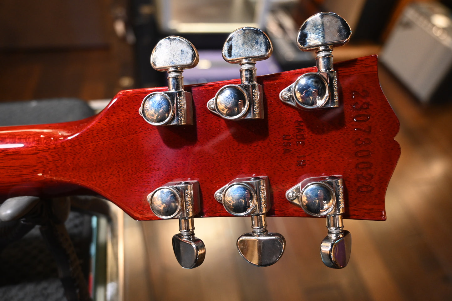 Gibson Les Paul Standard ‘60s Figured Top 2023 - Cardinal Red Guitar #0020 - Danville Music