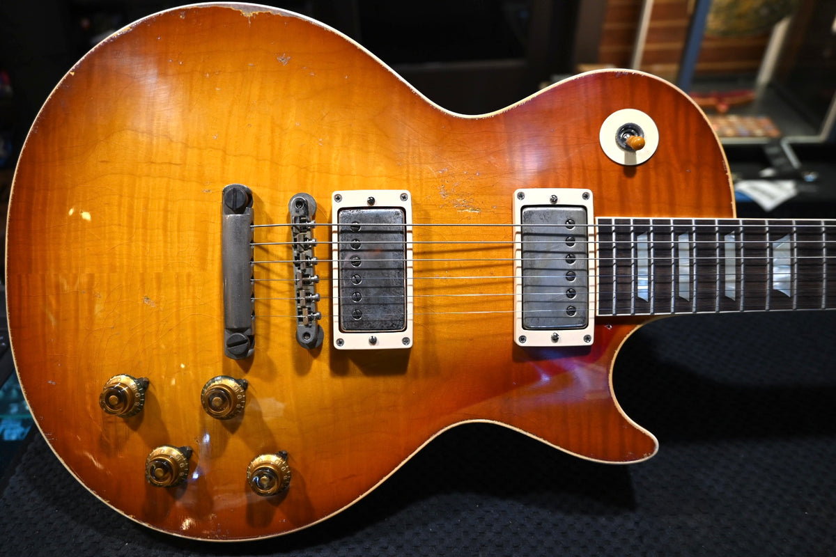 Gibson Custom Shop 1959 Les Paul Standard Reissue Murphy Lab Heavy Aged - Molten Amber Burst Guitar #1754