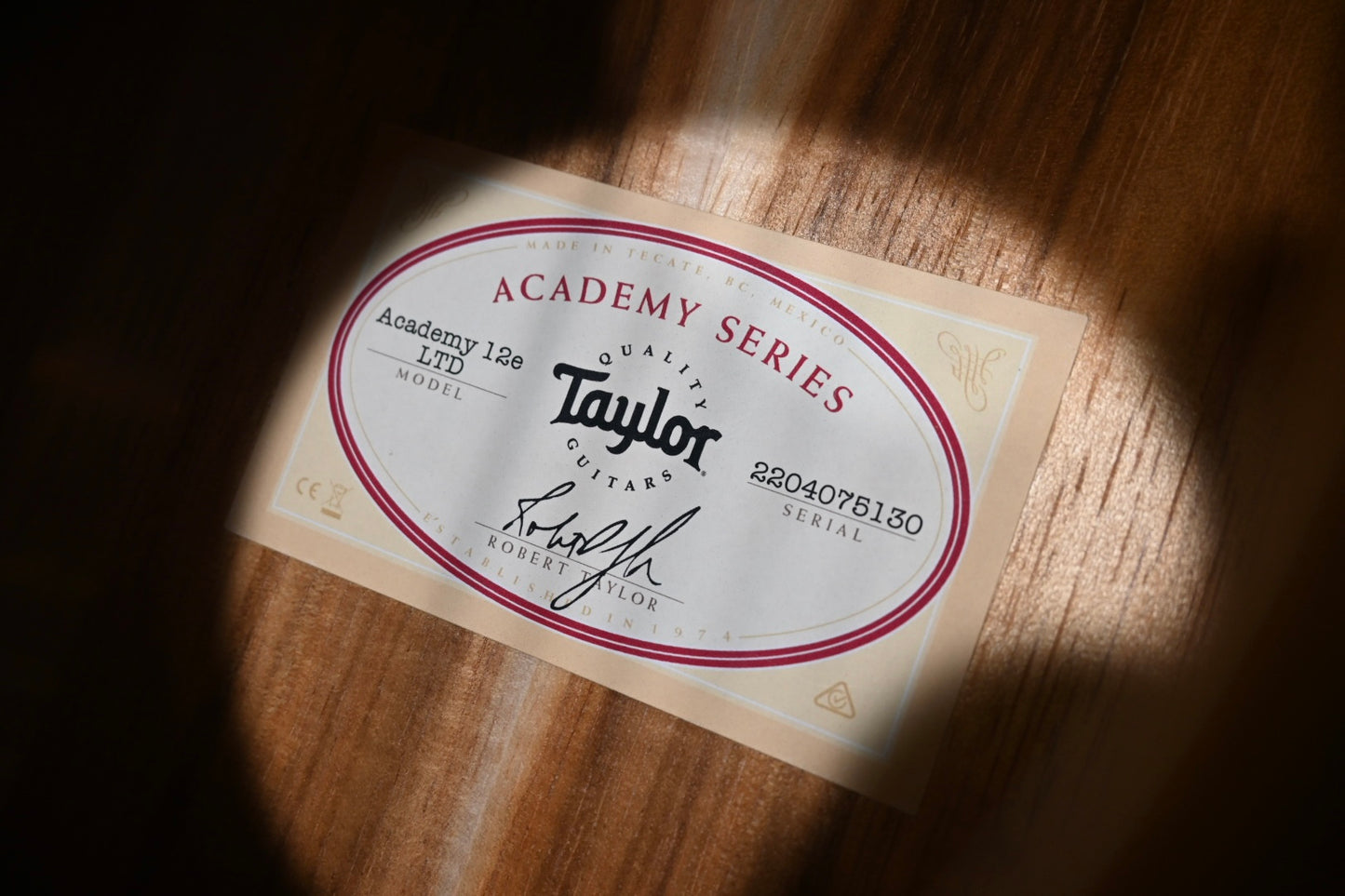 Taylor Academy 12e AA Koa LTD Guitar #5130