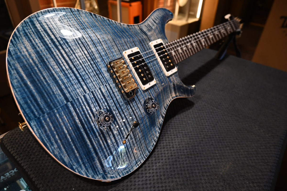 PRS Custom 24 10-Top 2025 - Faded Whale Blue Guitar #3481