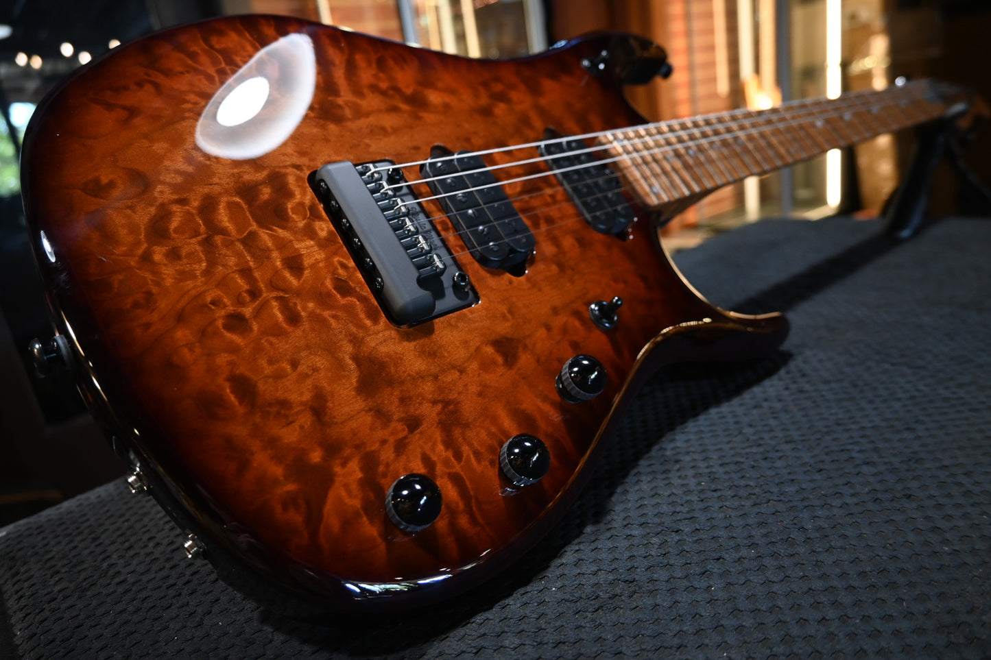 Music Man JP15 - Amber Waves Quilt Guitar #0281 - Danville Music