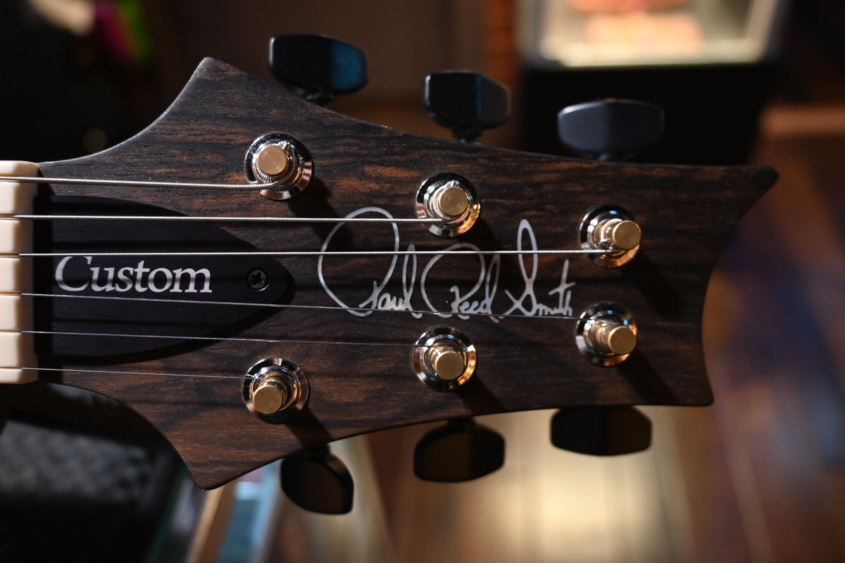 PRS Wood Library Custom 24 Stoptail Limited Edition 10-Top - Faded Whale Blue Guitar #0489