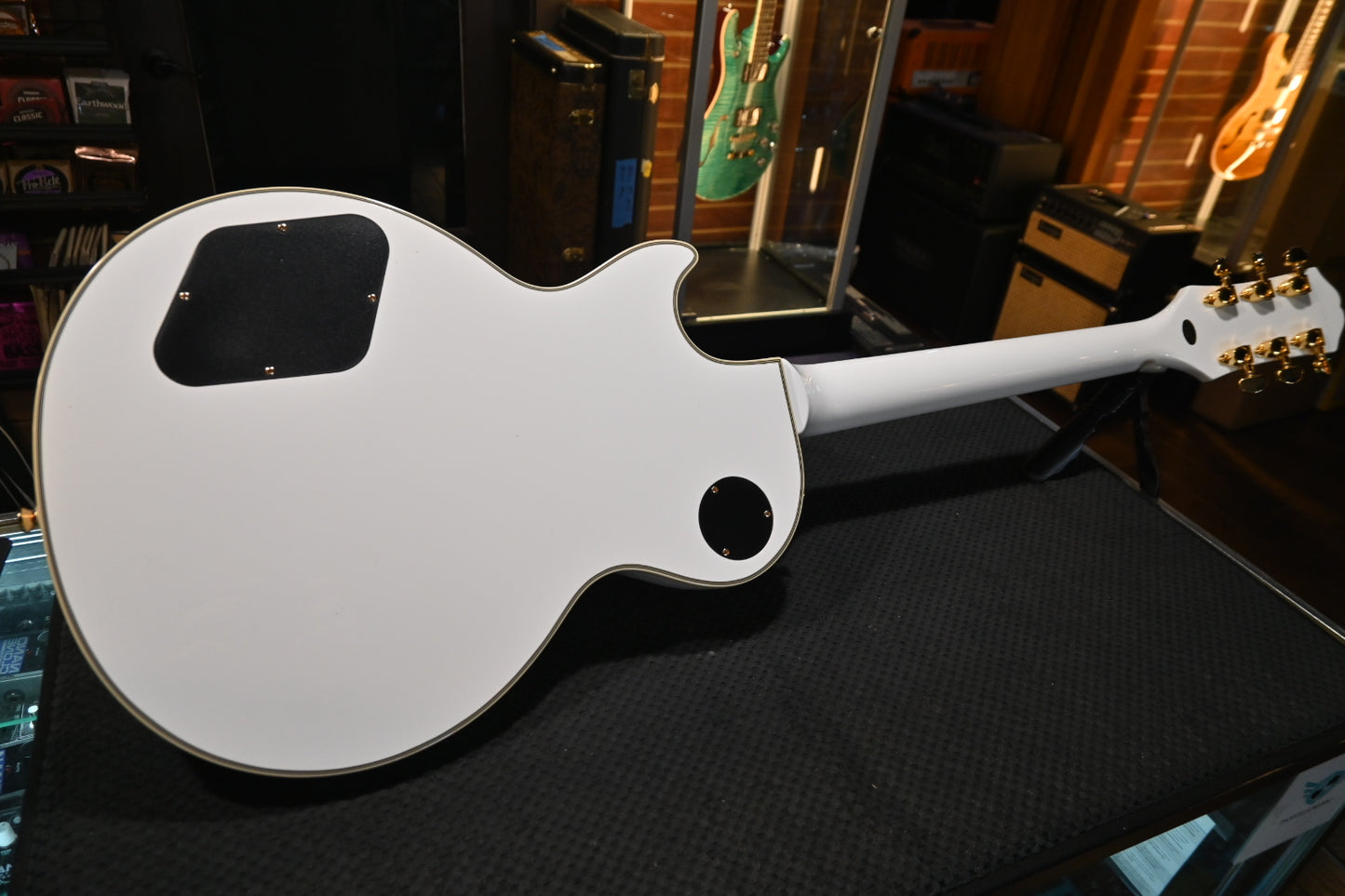 Epiphone Les Paul Custom - Alpine White Guitar #4167 - Danville Music