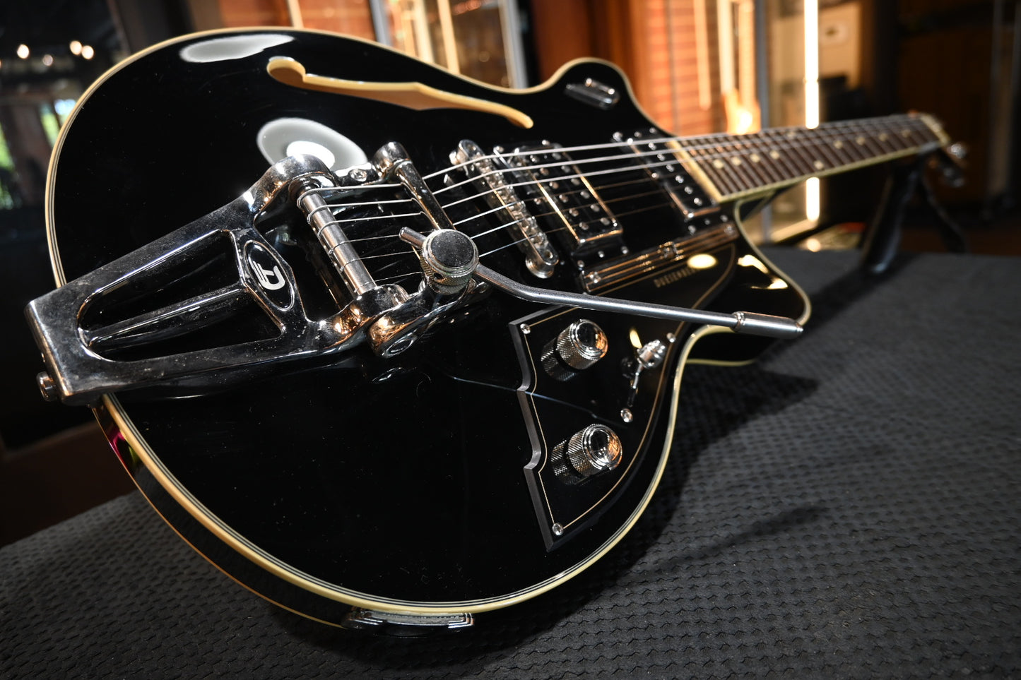 Duesenberg Fullerton TV - Black Guitar #2135 USED - Danville Music