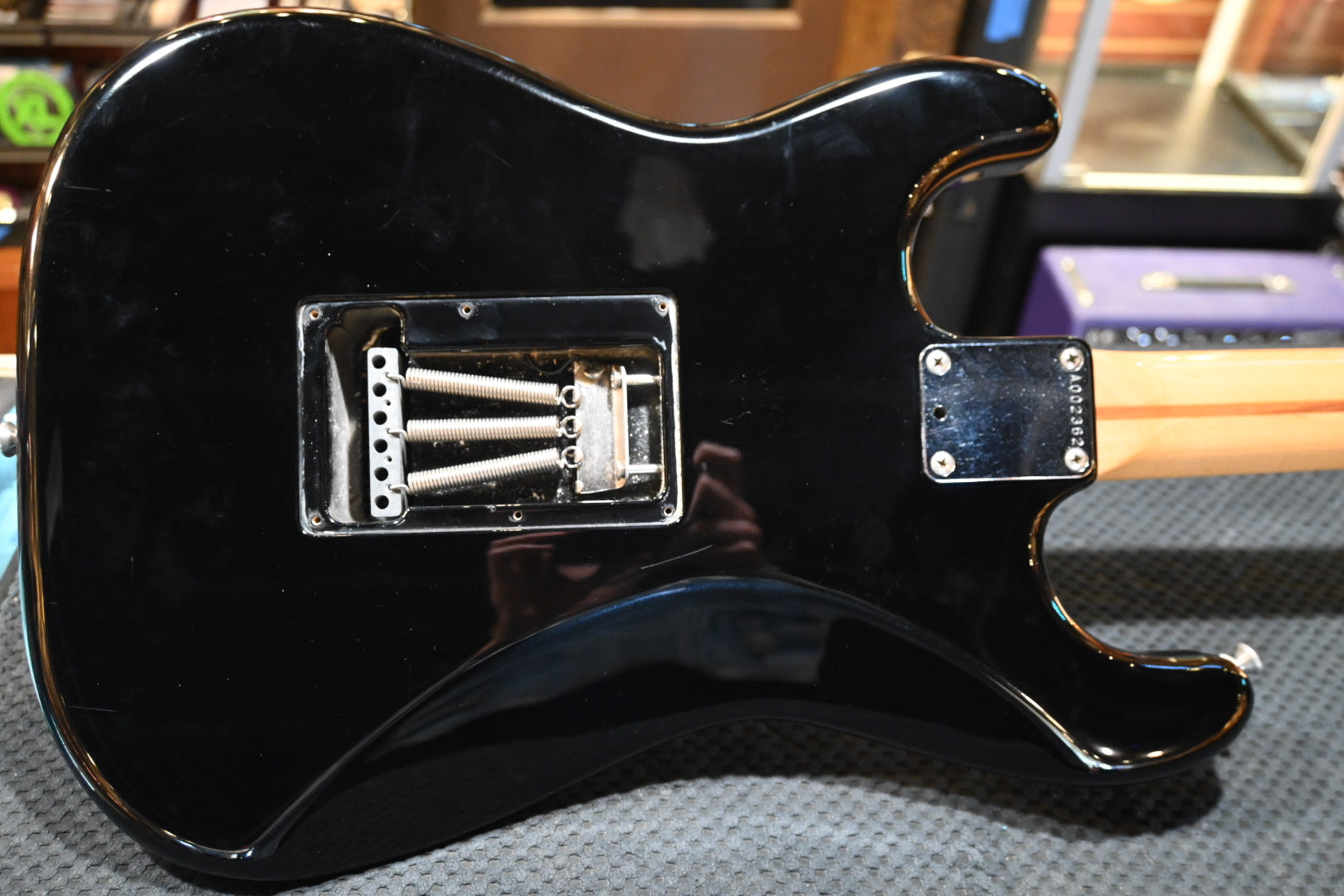Fender Contemporary Stratocaster MIJ 1986 - Black Guitar #2362 - Danville Music