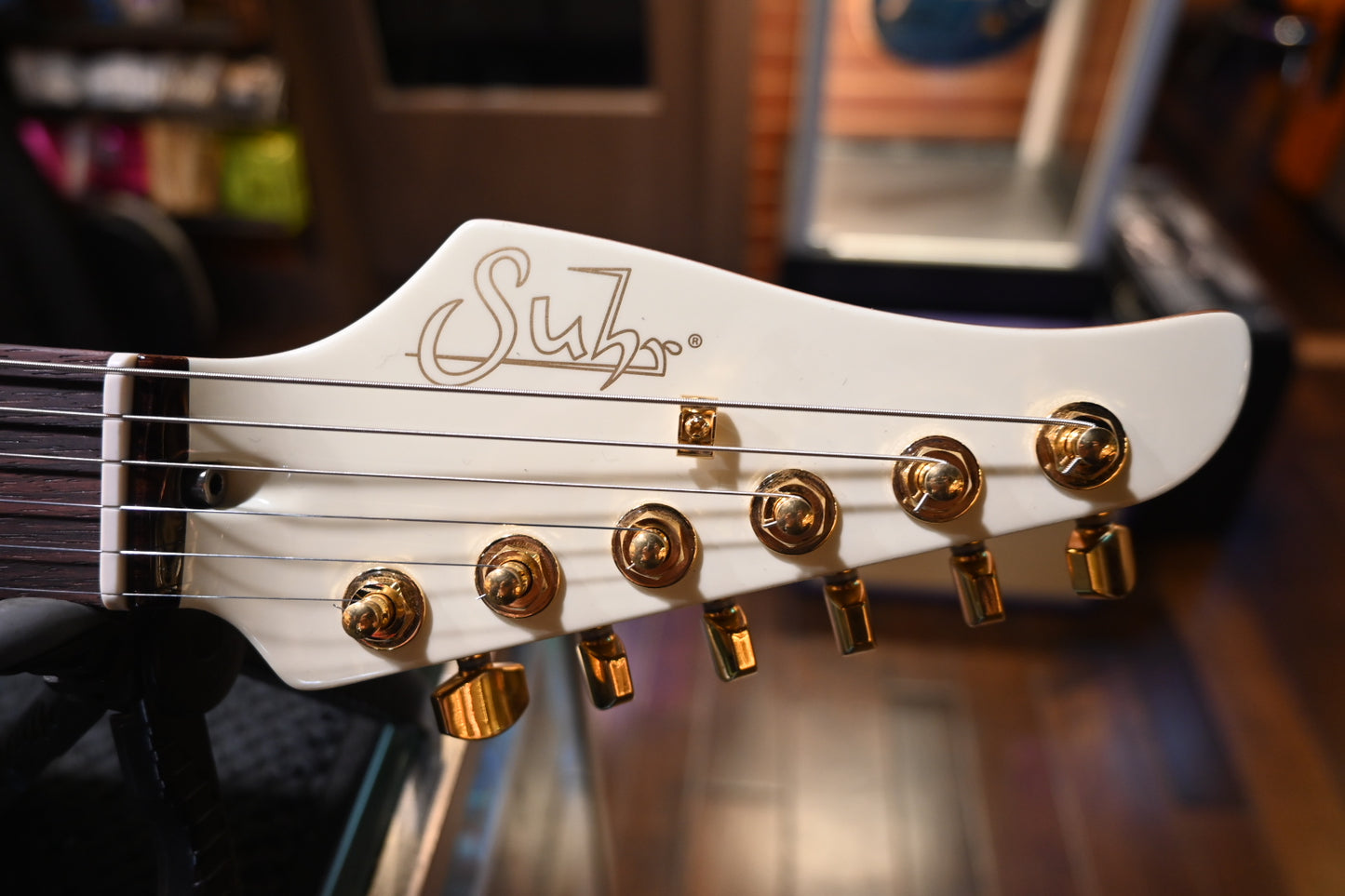 Suhr Mateus Asato Signature Series Classic T SS - MA White Guitar #4738 - Danville Music