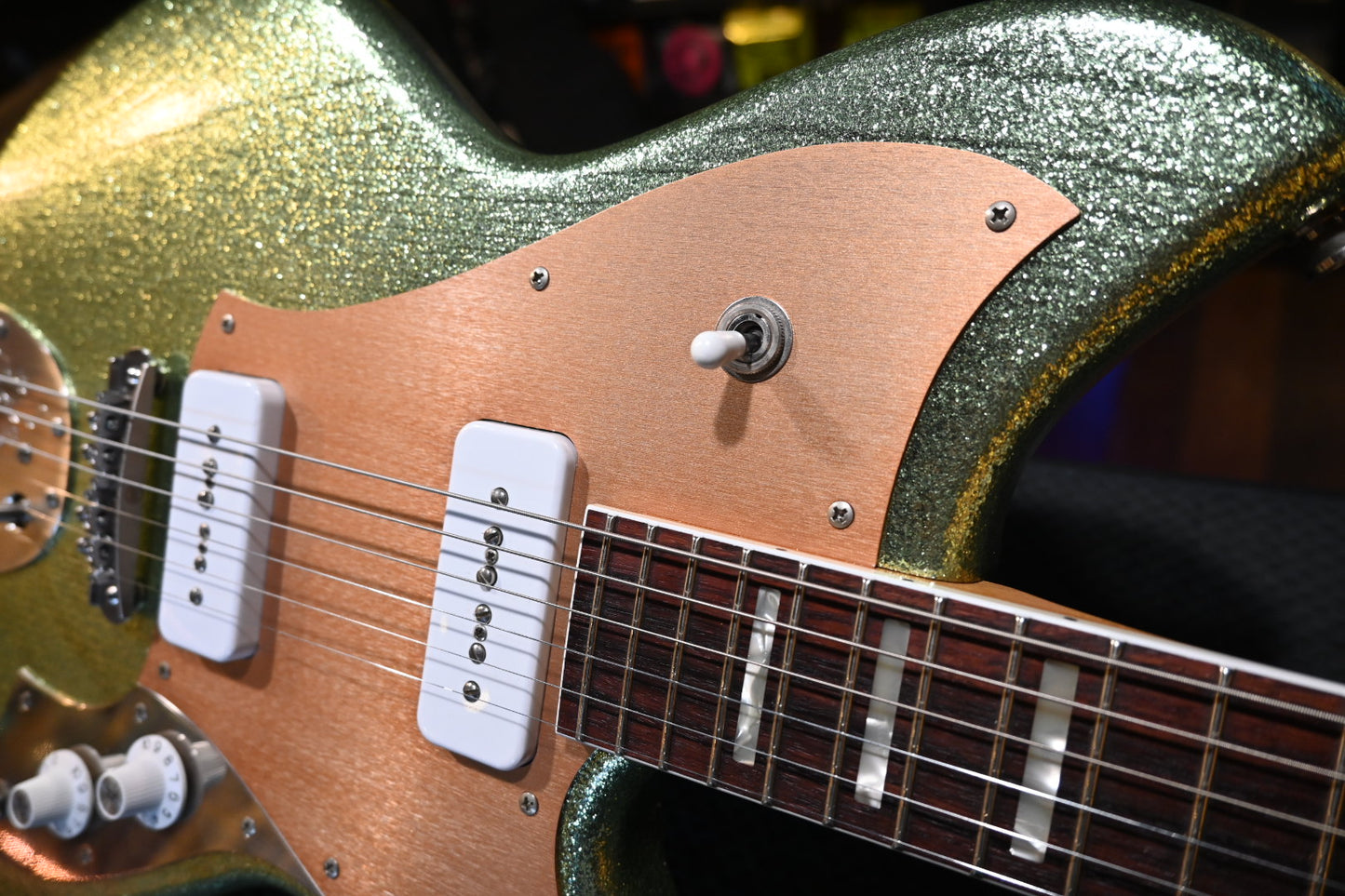 Novo Serus J Custom - Coke Bottle Green Sparkle Guitar #5025