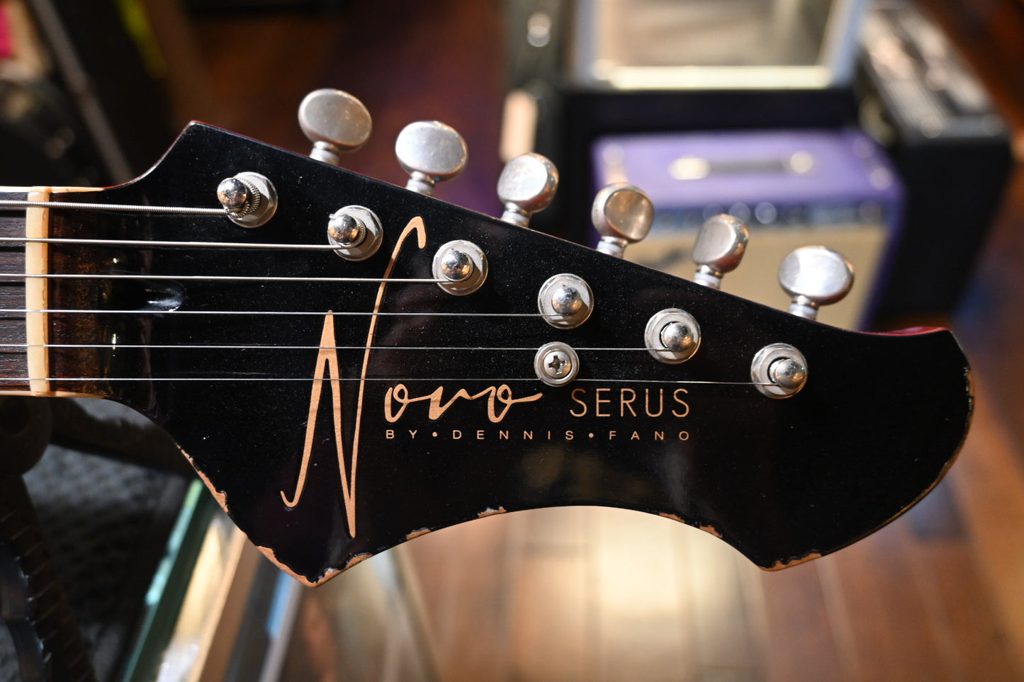 Novo Chambered Serus P2 Dealer Limited - Faded Tea Burst Guitar #5529