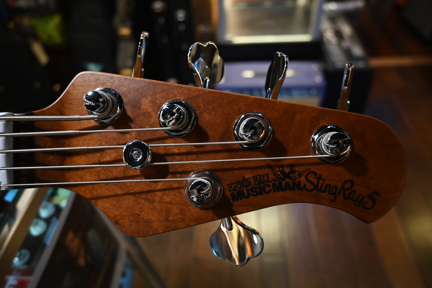 Music Man Stingray Special 5 HH - Purple Sunset Bass #9056