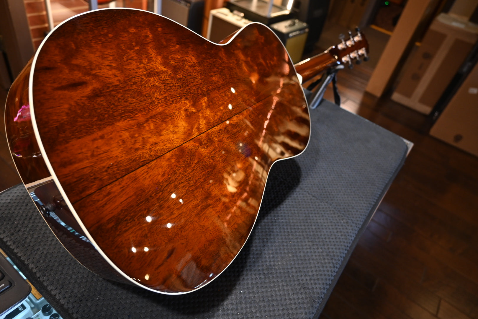 Santa Cruz Catfish Special Pro Figured Mahogany Guitar #403 - Danville Music