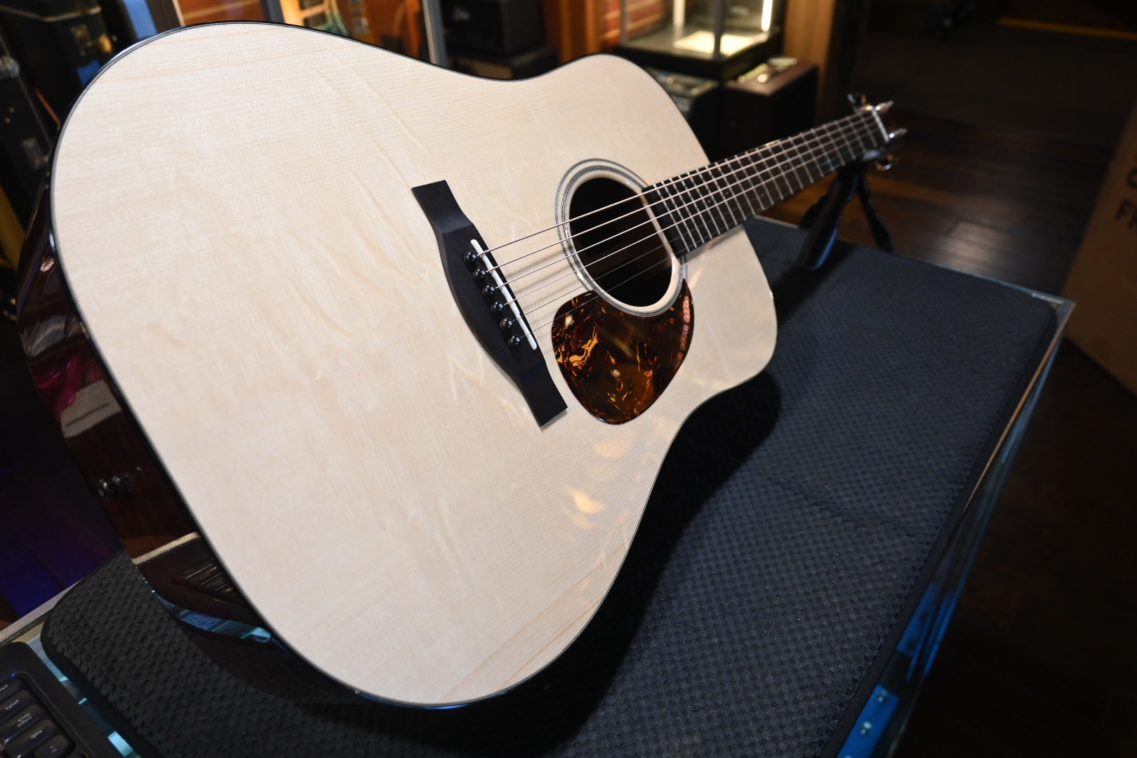 Santa Cruz Model D Pre-War Bearclaw German Spruce/Indian Rosewood Guitar #8088 - Danville Music