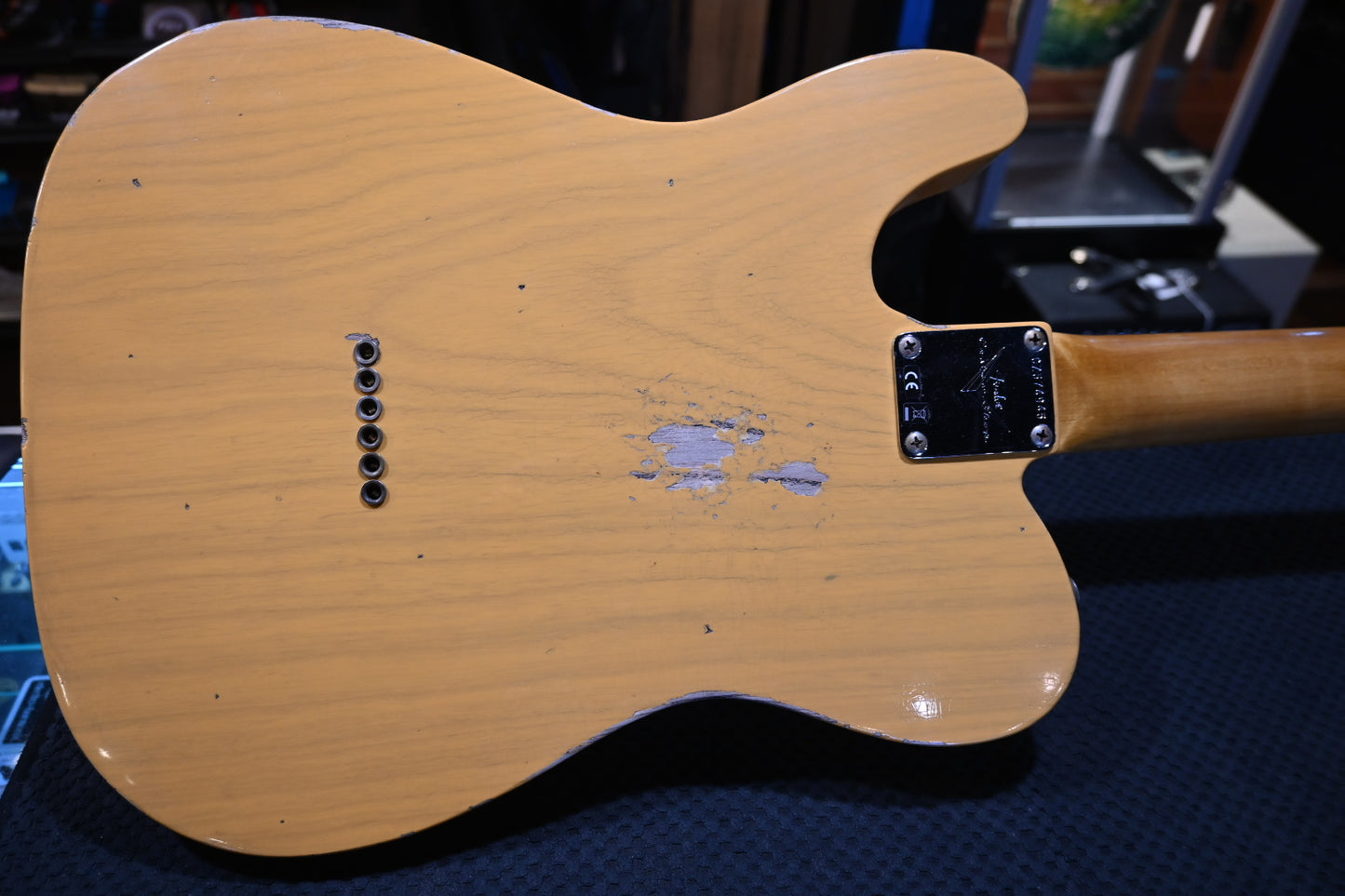 Fender Custom Shop Limited “Bobbed” Telecaster Thinline Relic - Butterscotch Blonde Guitar #4945