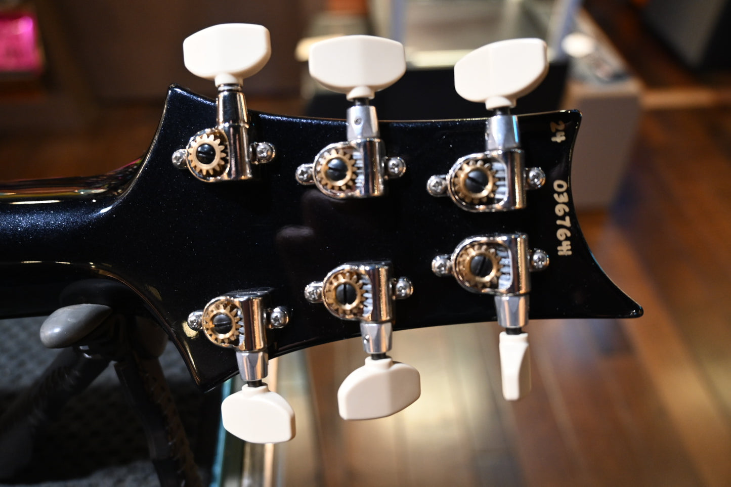 PRS Special Semi-Hollow 2024 - Metallic Black Guitar #7641 - Danville Music