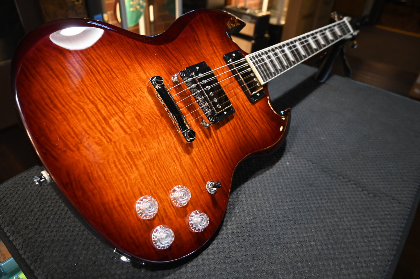 Epiphone SG Modern Figured - Mojave Burst Guitar #2896 - Danville Music