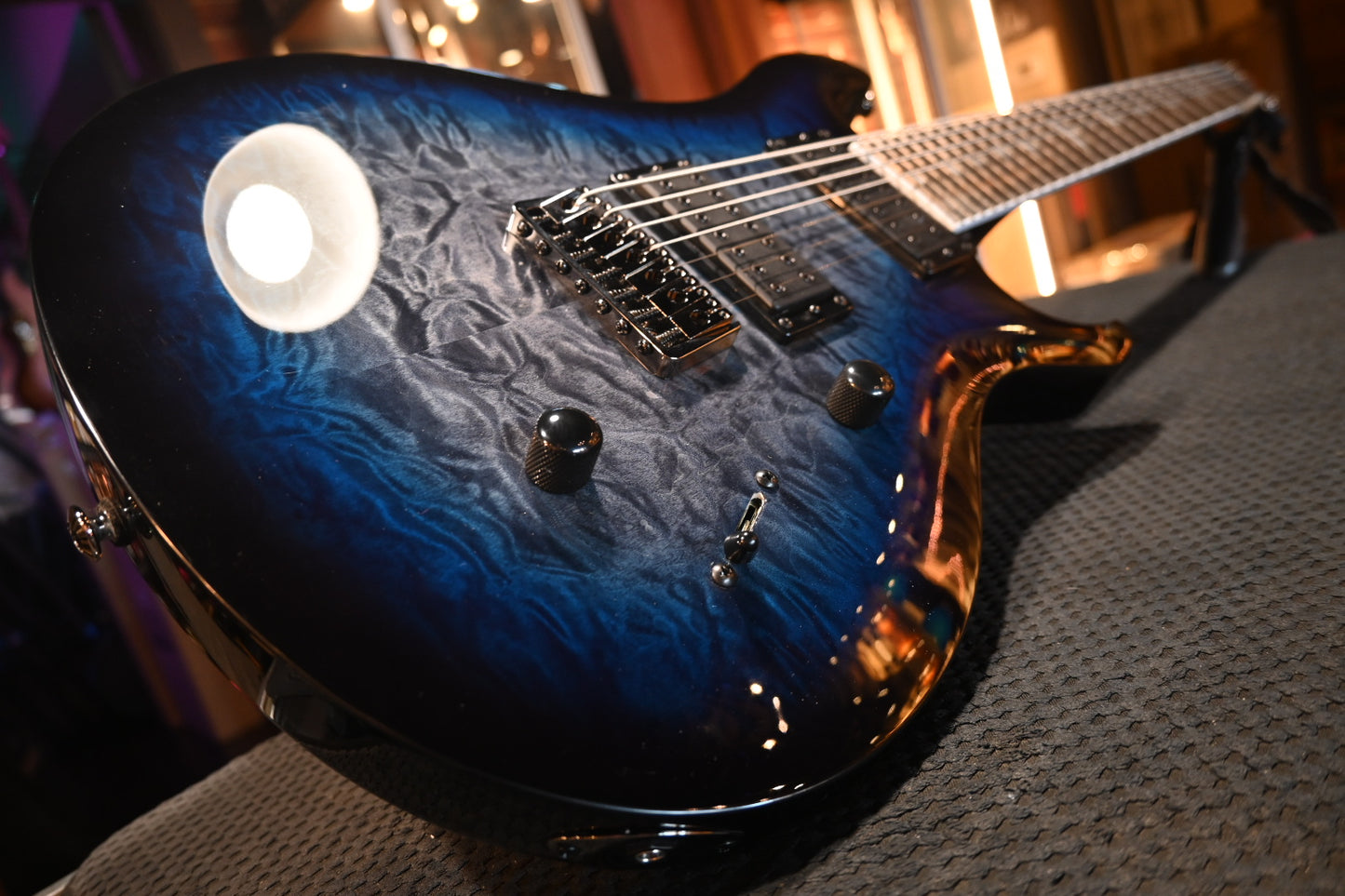 PRS SE Holcomb SVN - Holcomb Blue Burst Guitar #0128 - Danville Music
