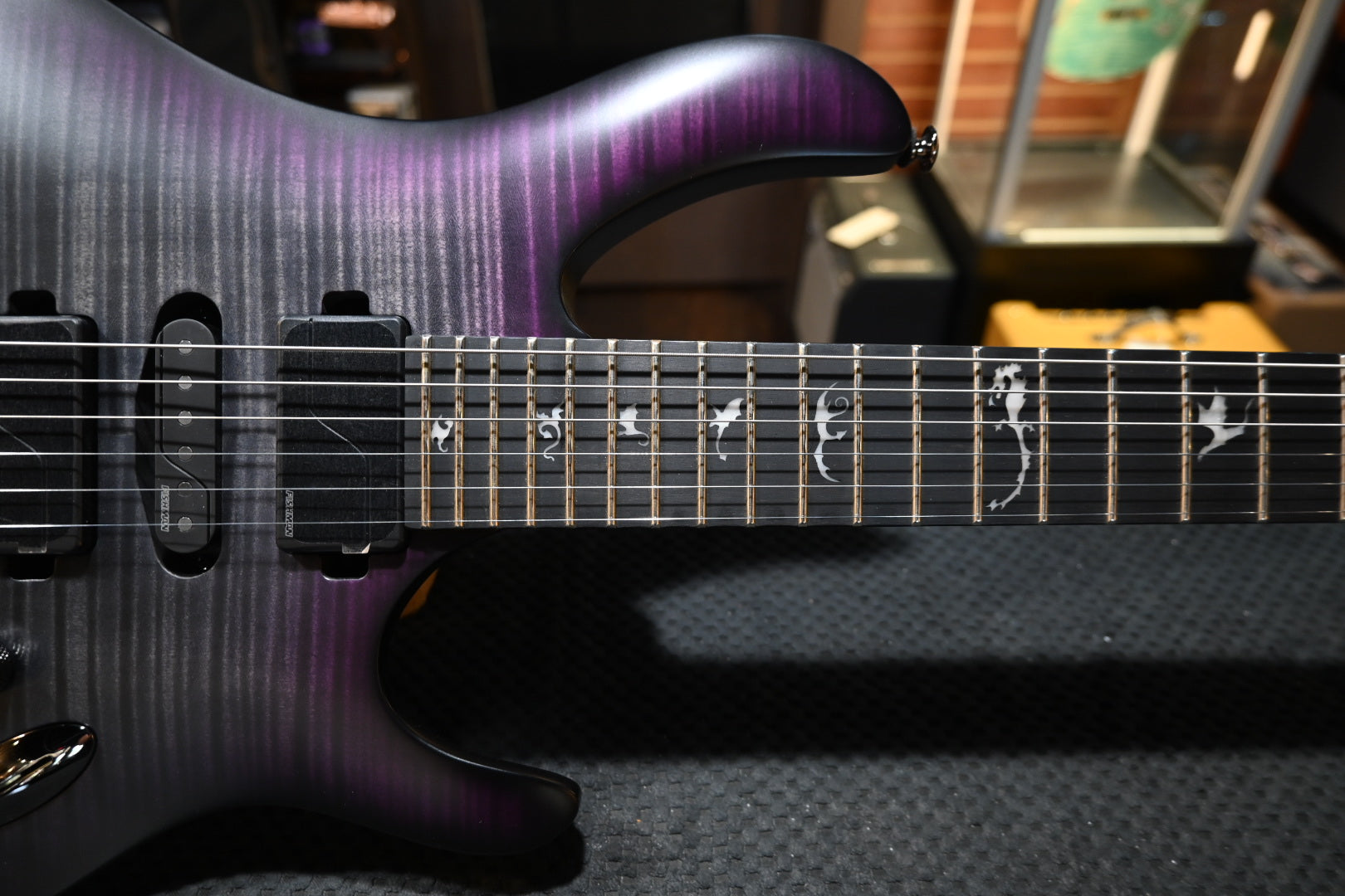 PRS SE Chleo Herman Li Signature - Charcoal Purple Burst Guitar #5734 - Danville Music