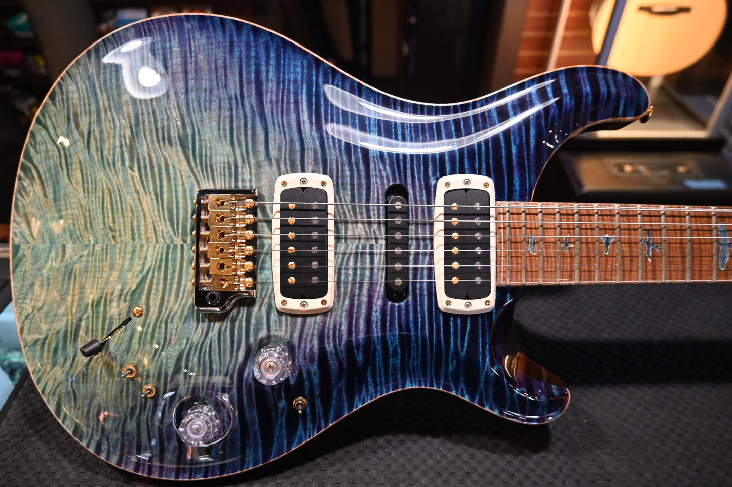 PRS Private Stock Modern Eagle V - Faded Aqua Violet Dragon’s Breath Guitar #11005