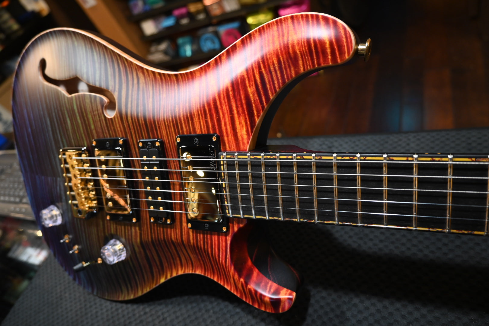 PRS Private Stock Special Semi-Hollow - Zombie Fade Satin Guitar #10776 - Danville Music