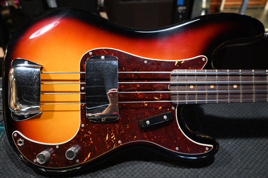 Fender James Jamerson 1962 Precision Bass - 3-Tone Sunburst Bass #0069