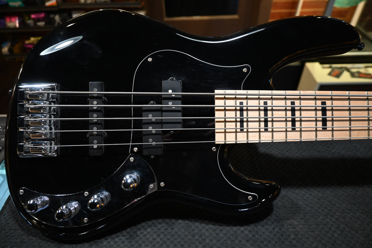 Zon Mosaic Mojo 5-String - Black Guitar #0030 - Danville Music