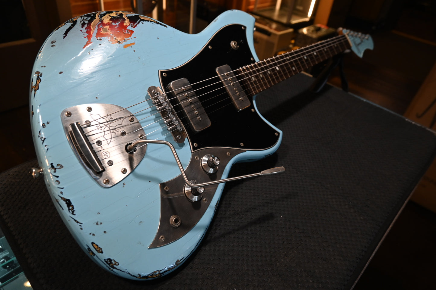 Novo Serus J Limited - Daphne Blue over '64 3-Tone Burst Guitar #6604