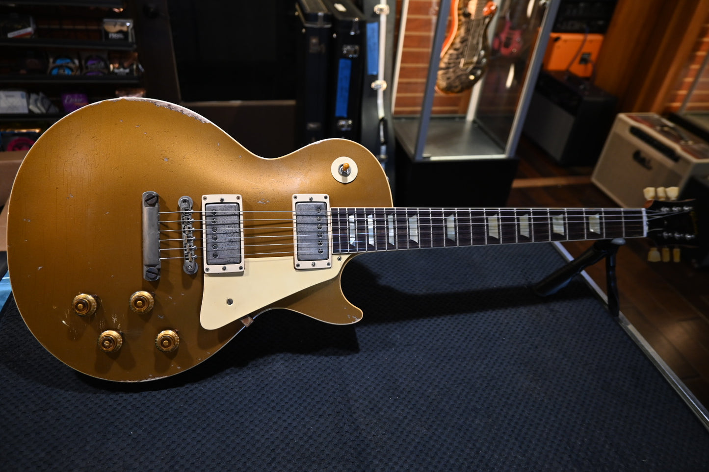 Gibson Custom Shop 1957 Les Paul Standard Reissue Murphy Lab Ultra Heavy Aged - Mustard Gold Guitar #6604