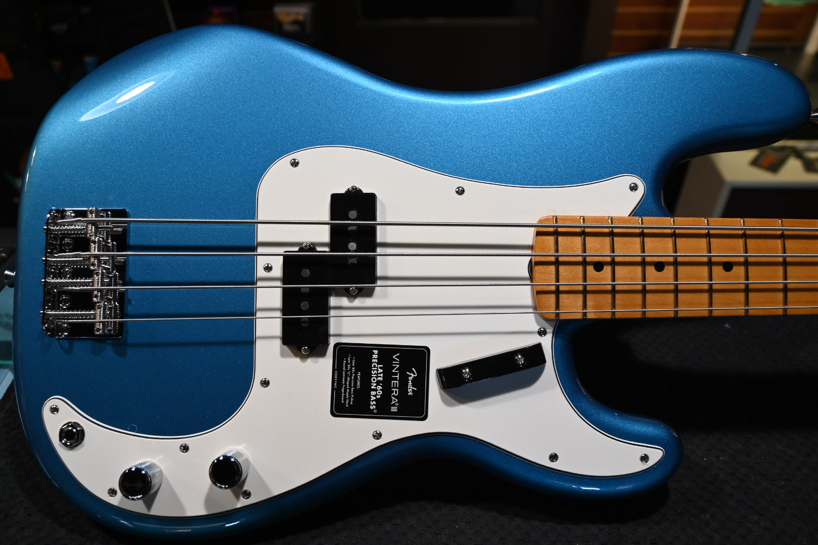 Fender American Vintage III Late ‘60s Precision Bass - Lake Placid Blue Guitar #2727 - Danville Music