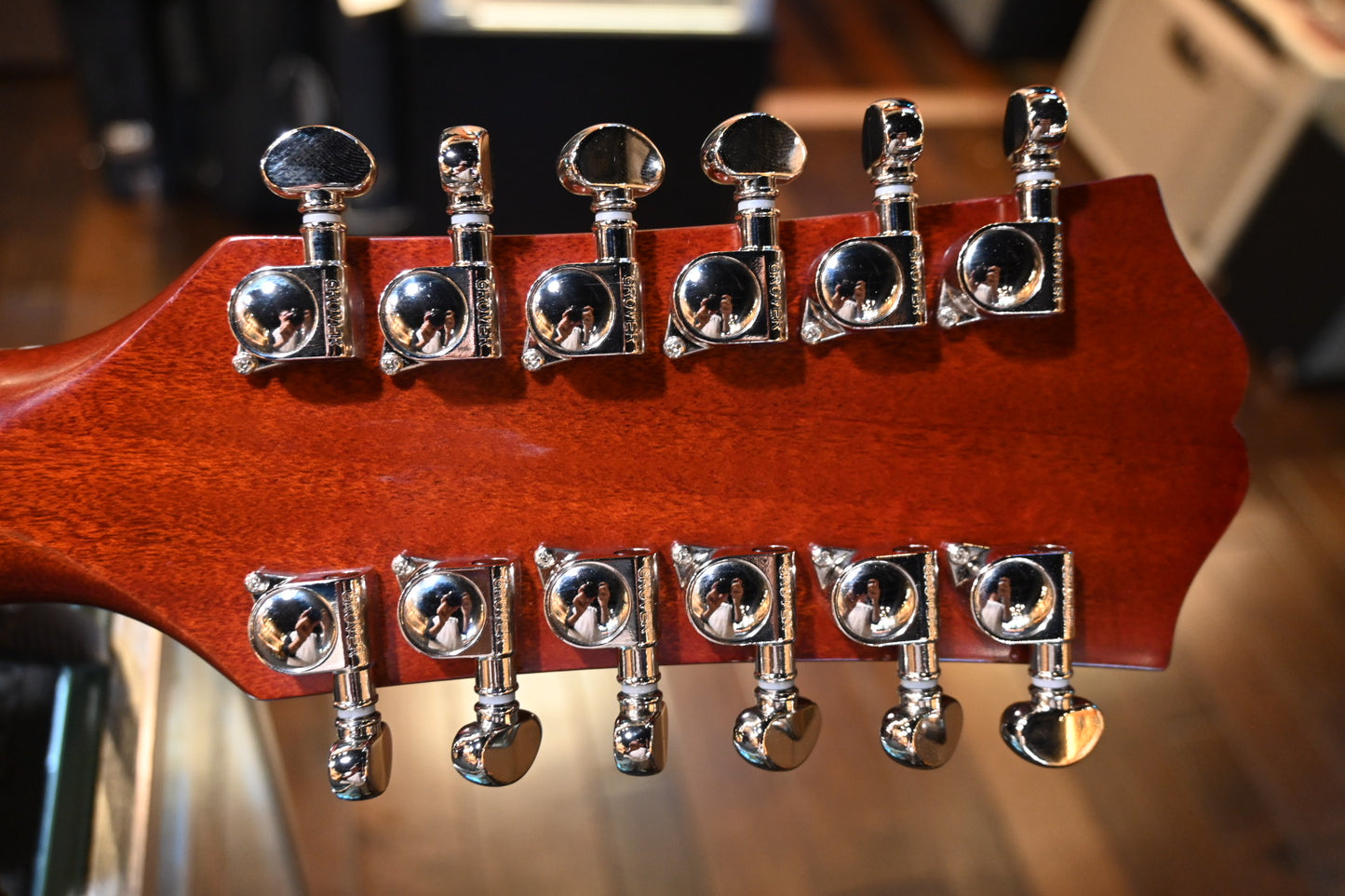 Epiphone Hummingbird 12-String - Aged Cherry Sunburst Guitar #3318
