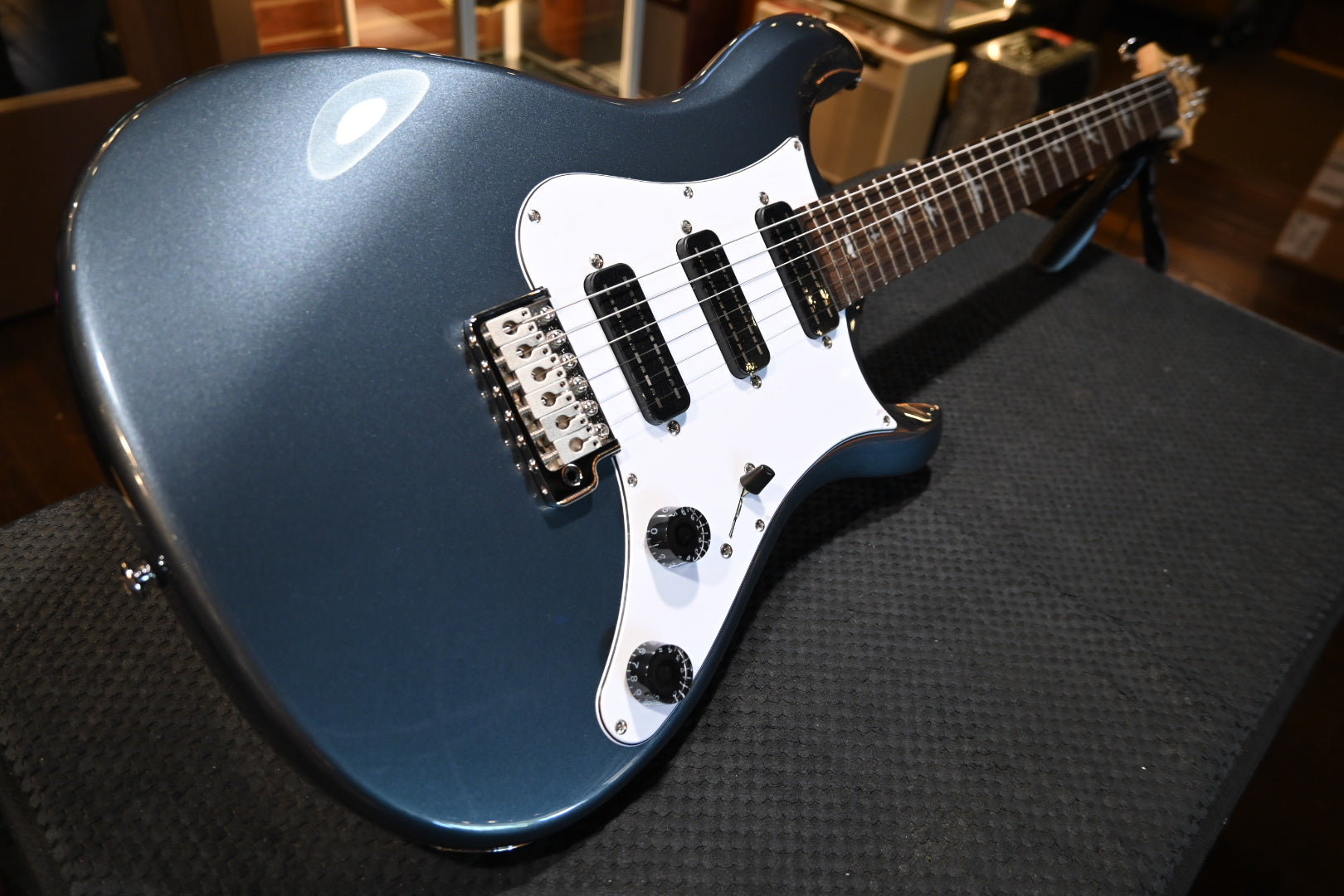 PRS SE NF3 Rosewood - Gun Metal Grey Guitar #5534 USED - Danville Music