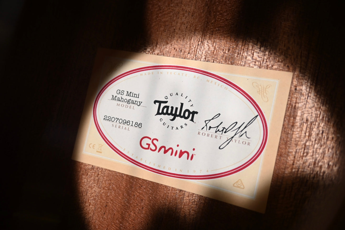 Taylor GS Mini Mahogany Guitar #6186