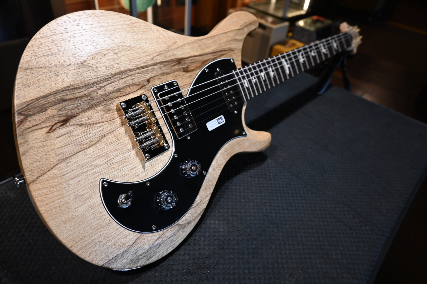 PRS S2 Vela Black Limba Limited Edition Satin - Natural Guitar #8504 - Danville Music