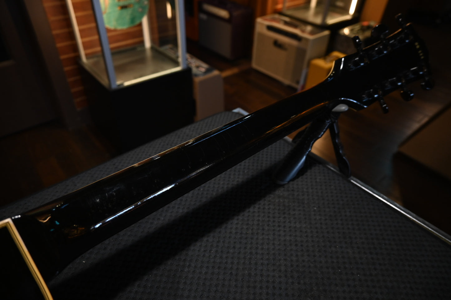 Gibson Custom Shop Kirk Hammett 1989 Les Paul Custom Murphy Lab Aged Nitro 2024 - Ebony Guitar #KH114 - Danville Music