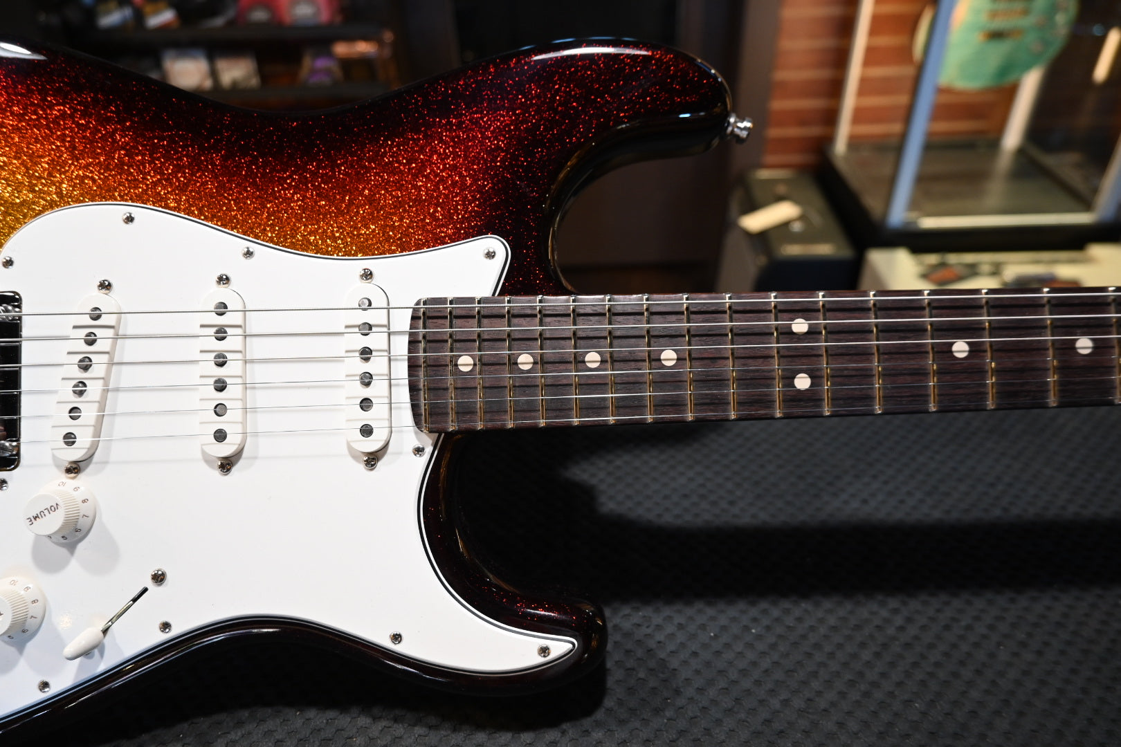 Fender Custom Shop Limited Edition Custom Deluxe Roasted Stratocaster - 3-Tone Burst Sparkle Guitar #9481 - Danville Music