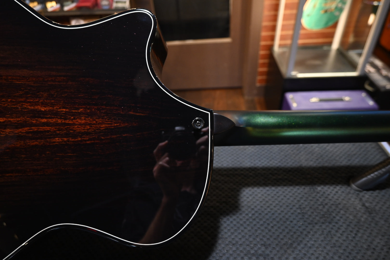 Taylor Custom GA Builder’s Edition Torrefied Spruce/Rosewood - Chroma Algae Guitar #5082 - Danville Music
