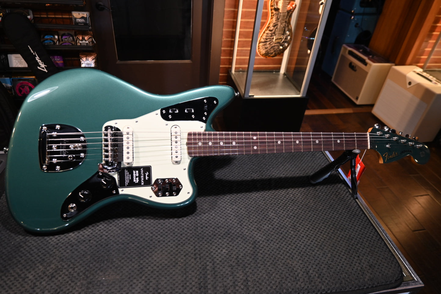 Fender Vintera III Mid ‘60s Jaguar - Sherwood Green Metallic Guitar #1137