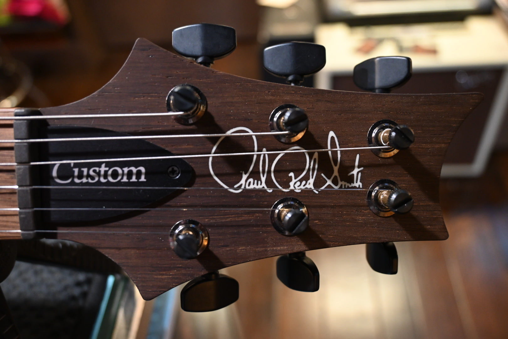 PRS Wood Library Custom 24 Semi-Hollow 10-Top 2024 Brazilian Fingerboard - Orange Tiger Guitar #9552 - Danville Music