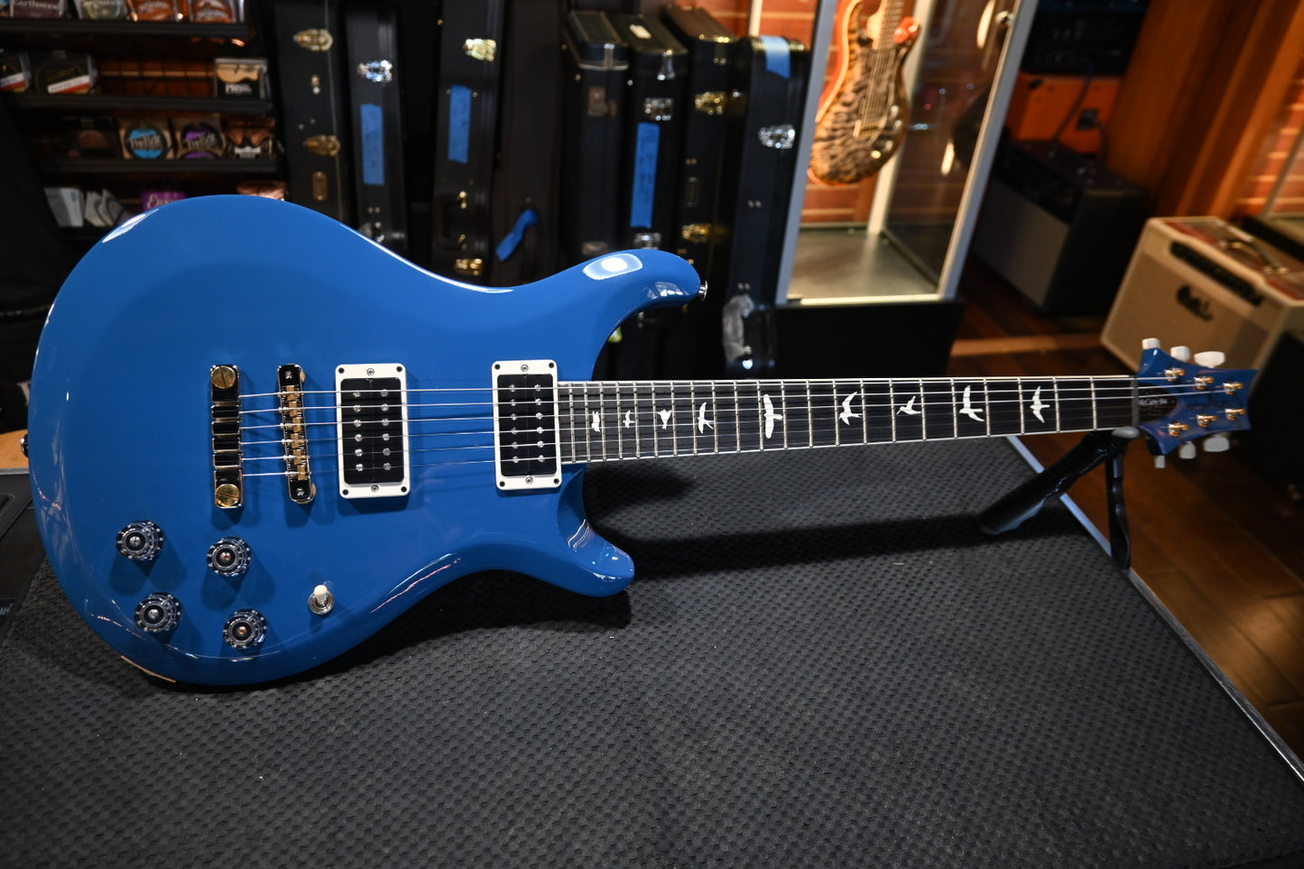 PRS Wood Library S2 McCarty 594 Thinline - Space Blue Guitar #5489