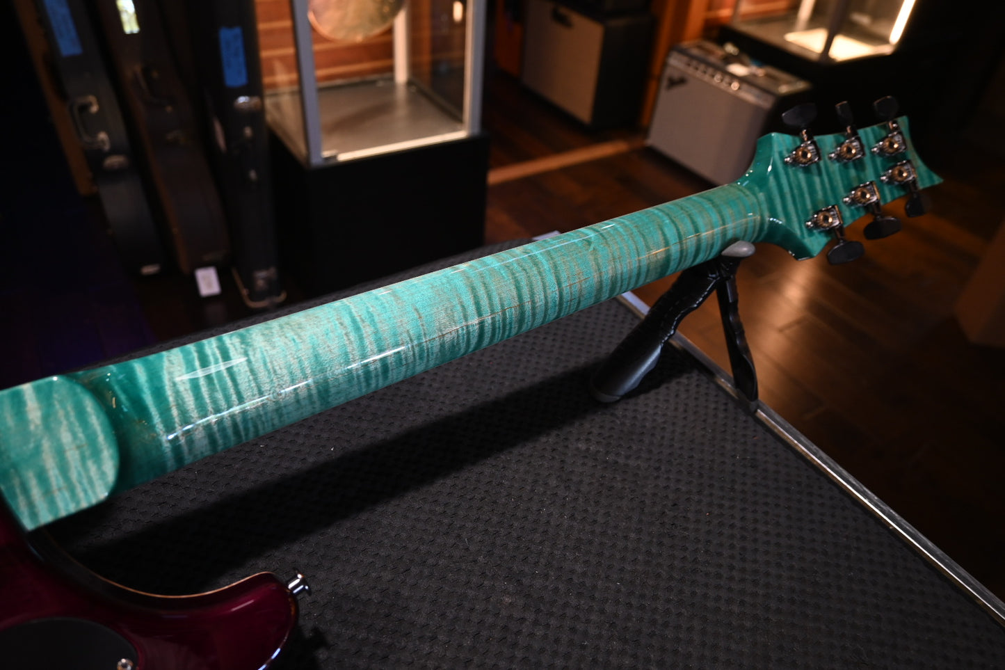 PRS Wood Library McCarty 594 Semi-Hollow Danville Music 35th Anniversary Artist Top - Bahamian Blue Guitar #8203