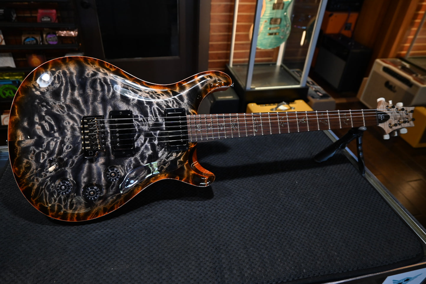 PRS Wood Library DGT 10-Top Quilt - Burnt Maple Leaf Guitar #2067 - Danville Music