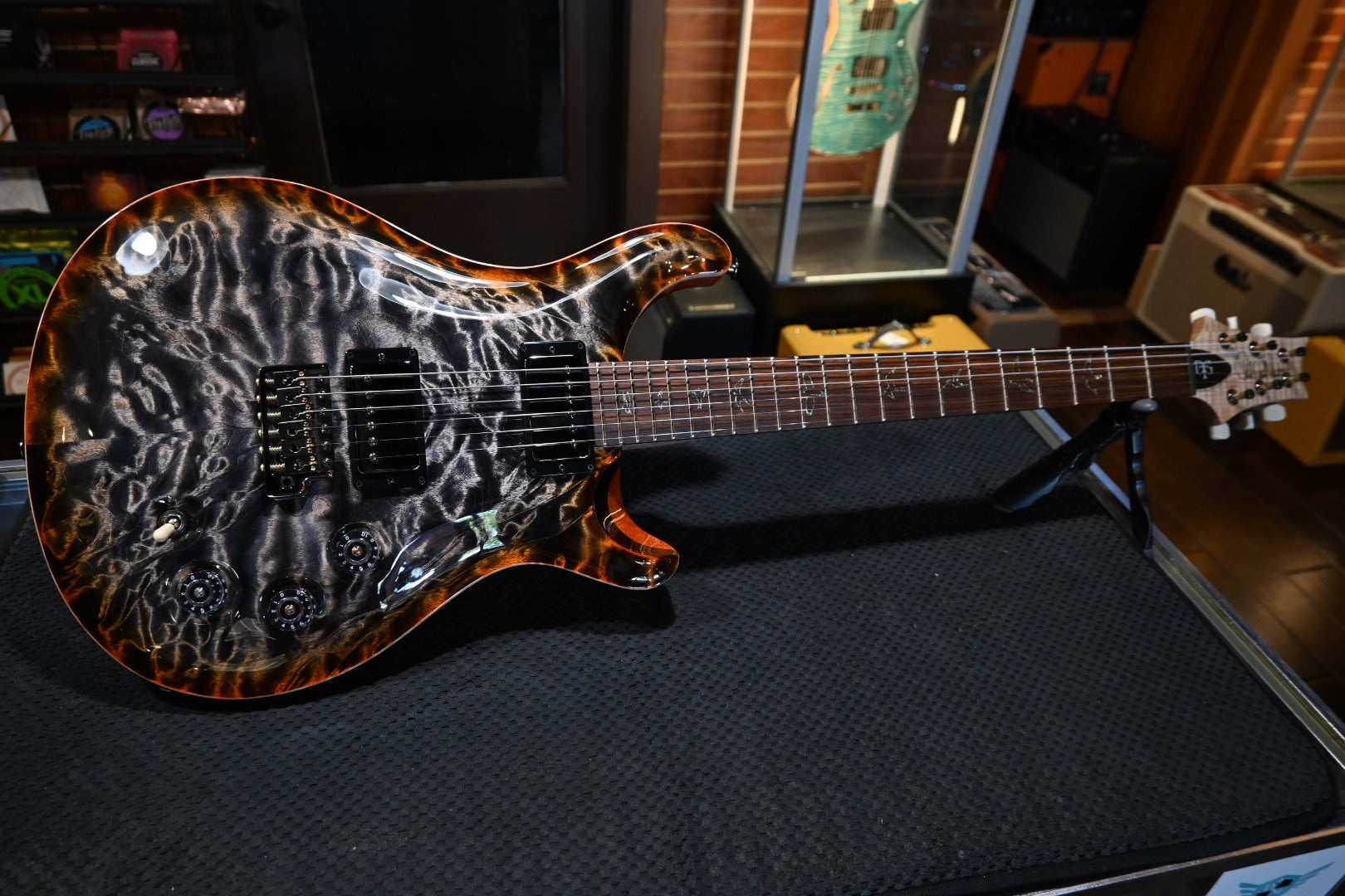 PRS Wood Library DGT 10-Top Quilt - Burnt Maple Leaf Guitar #2067 - Danville Music