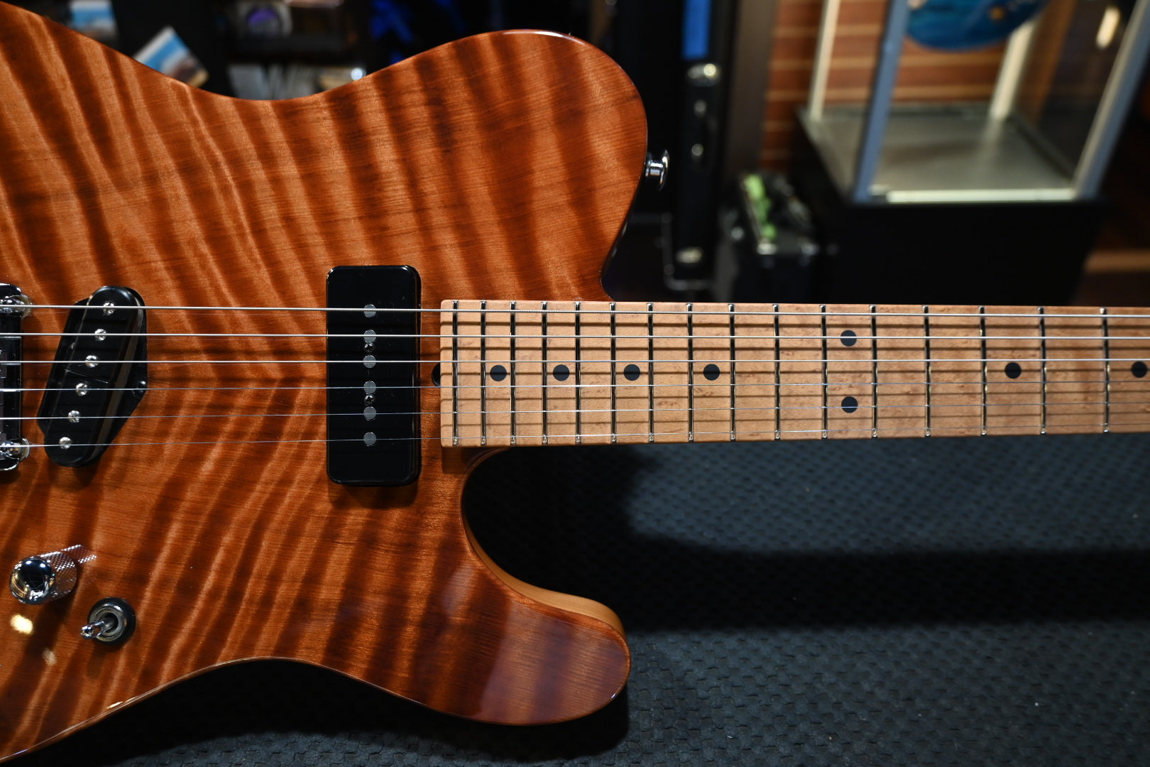 Suhr Custom Classic T 2012 Flamed Redwood - Natural Guitar #7887 - Danville Music